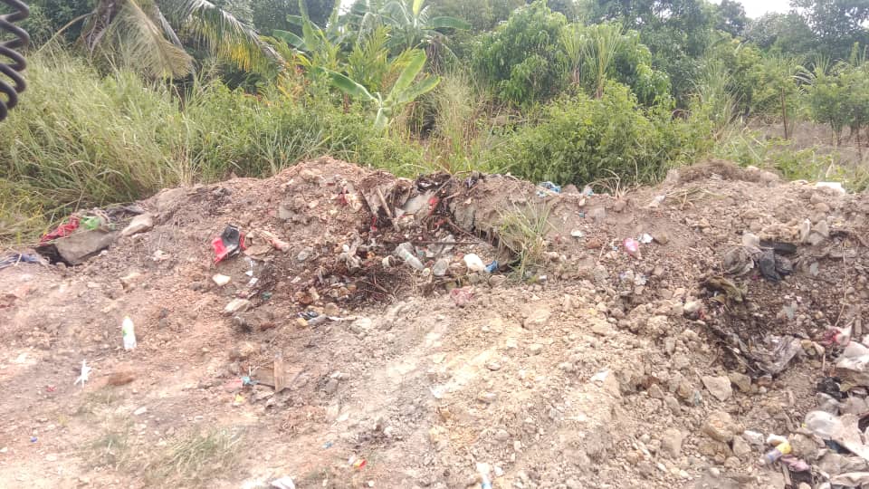 Keadaan selepas tindakan: Pembuangan sampah secara haram