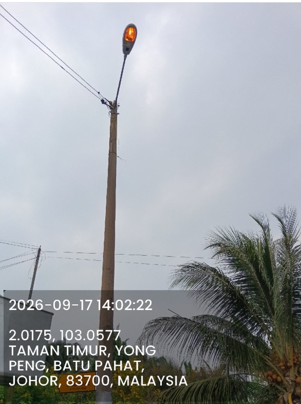 Keadaan selepas tindakan: ADUAN LAMPU SALAH ARAH