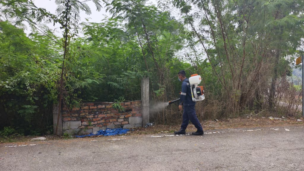 Keadaan selepas tindakan: ADUAN NYAMUK DAN SEMAK SAMUN